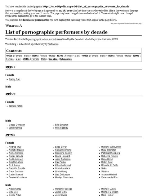 90s pornstars|List of pornographic performers by decade